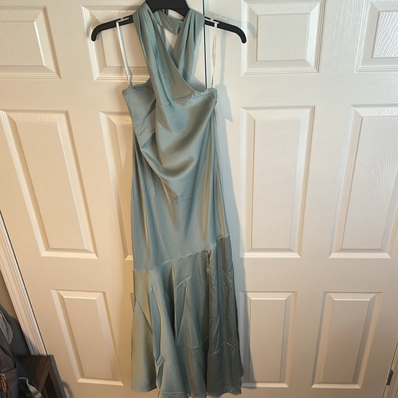 Birdy Grey Matte Satin Stephanie Dress - Picture 6 of 6
